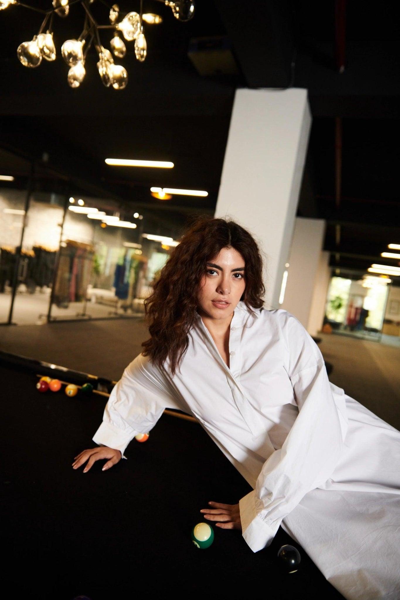 Long White Shirt - Sotbella