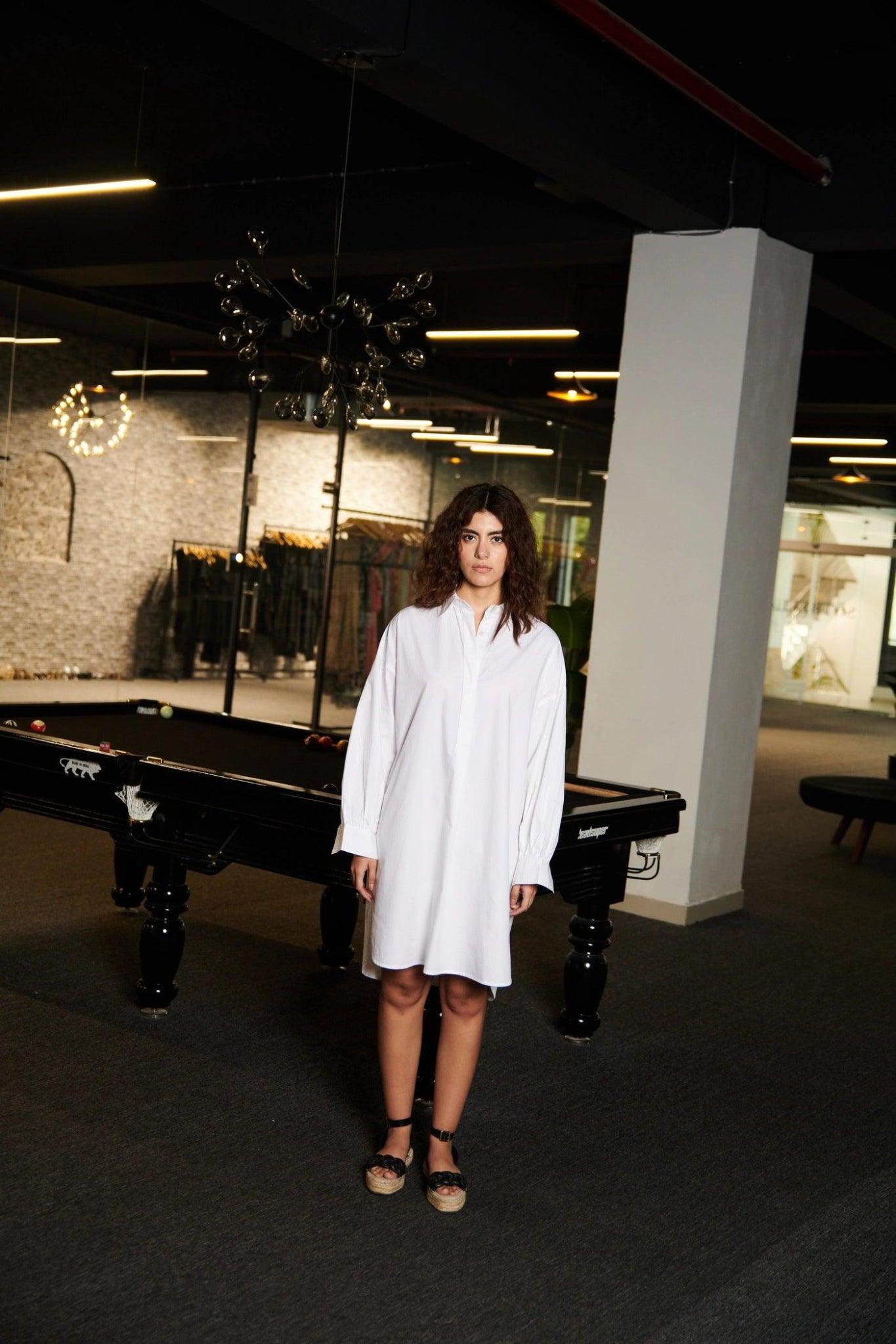 Long White Shirt - Sotbella