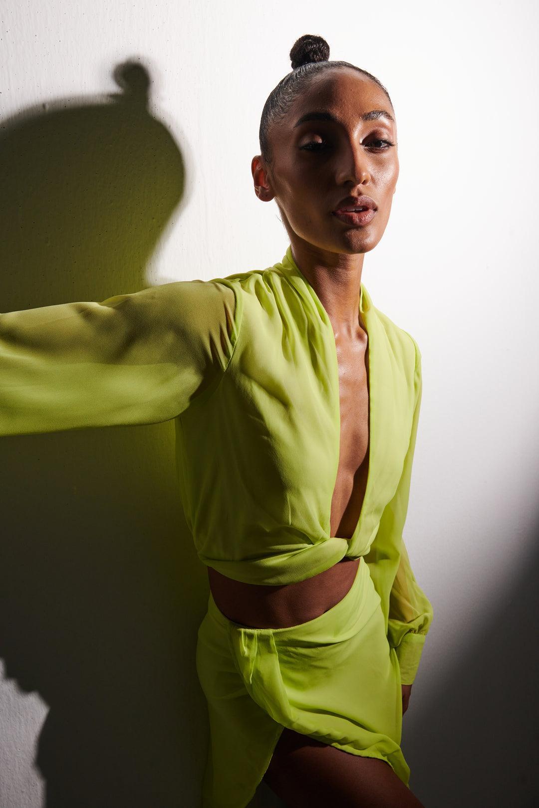 Neon Green Co-Ord Set - Sotbella