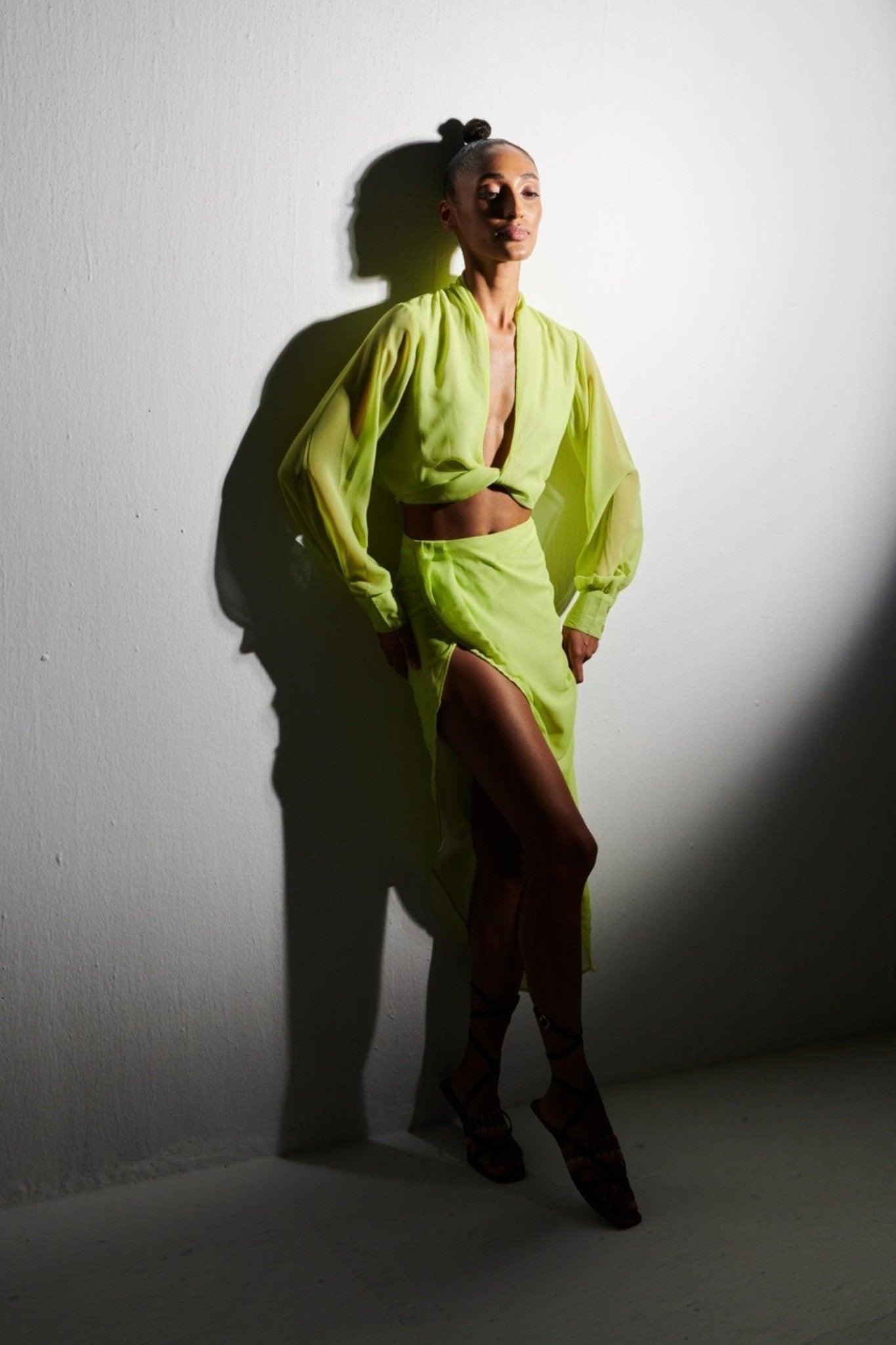 Neon Green Co-Ord Set - Sotbella