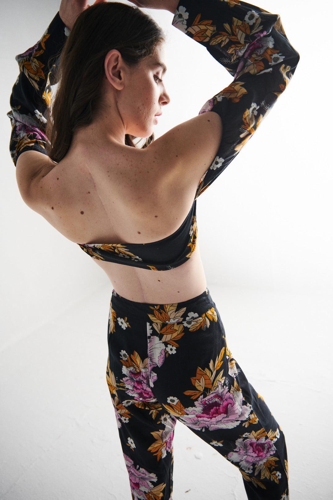 Off Shoulder Printed Crop Top - Sotbella