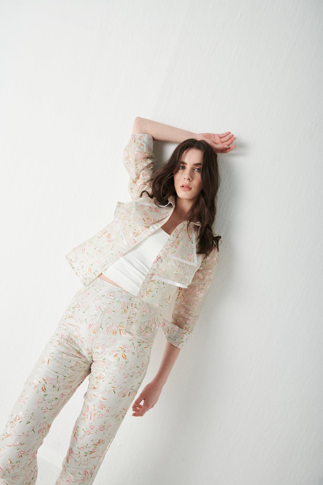 Printed Ruffle Shirt - Sotbella