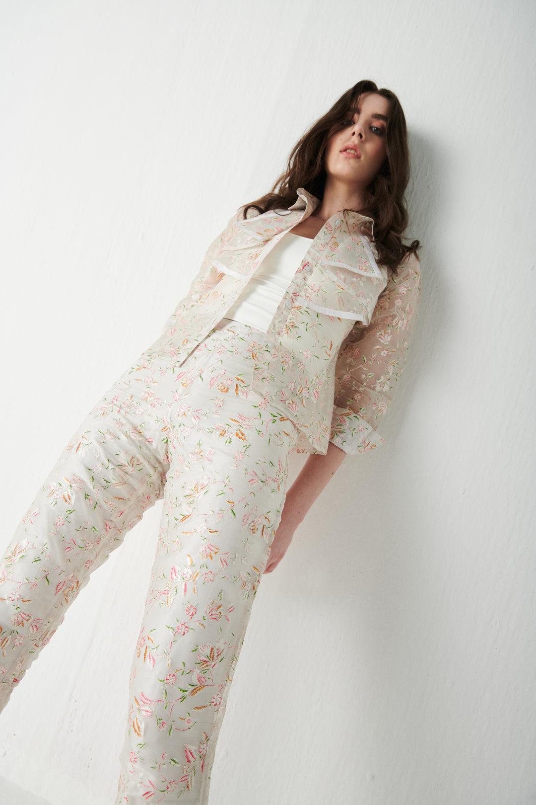 Printed Ruffle Shirt - Sotbella