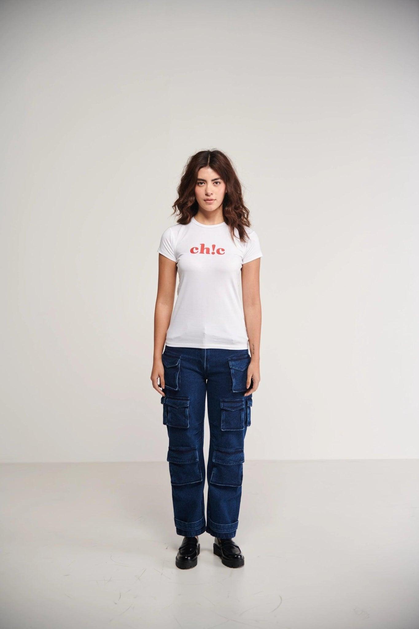 Red Chic Print T-Shirt - Sotbella