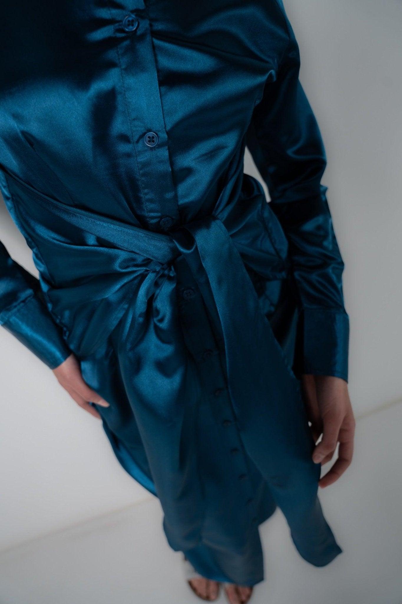 Satin Dress-Sotbella