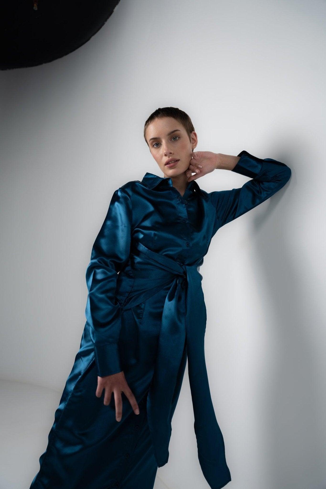 Satin Dress-Sotbella