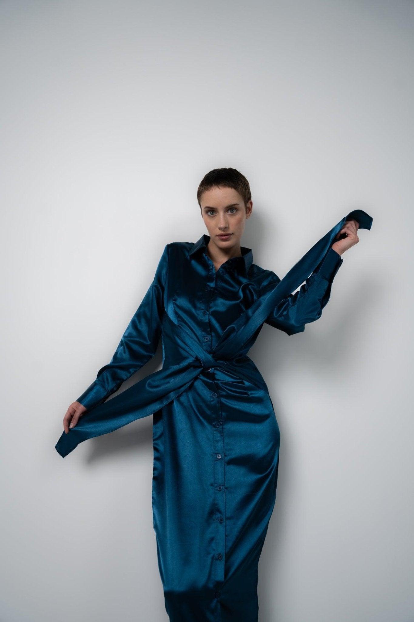 Satin Dress-Sotbella