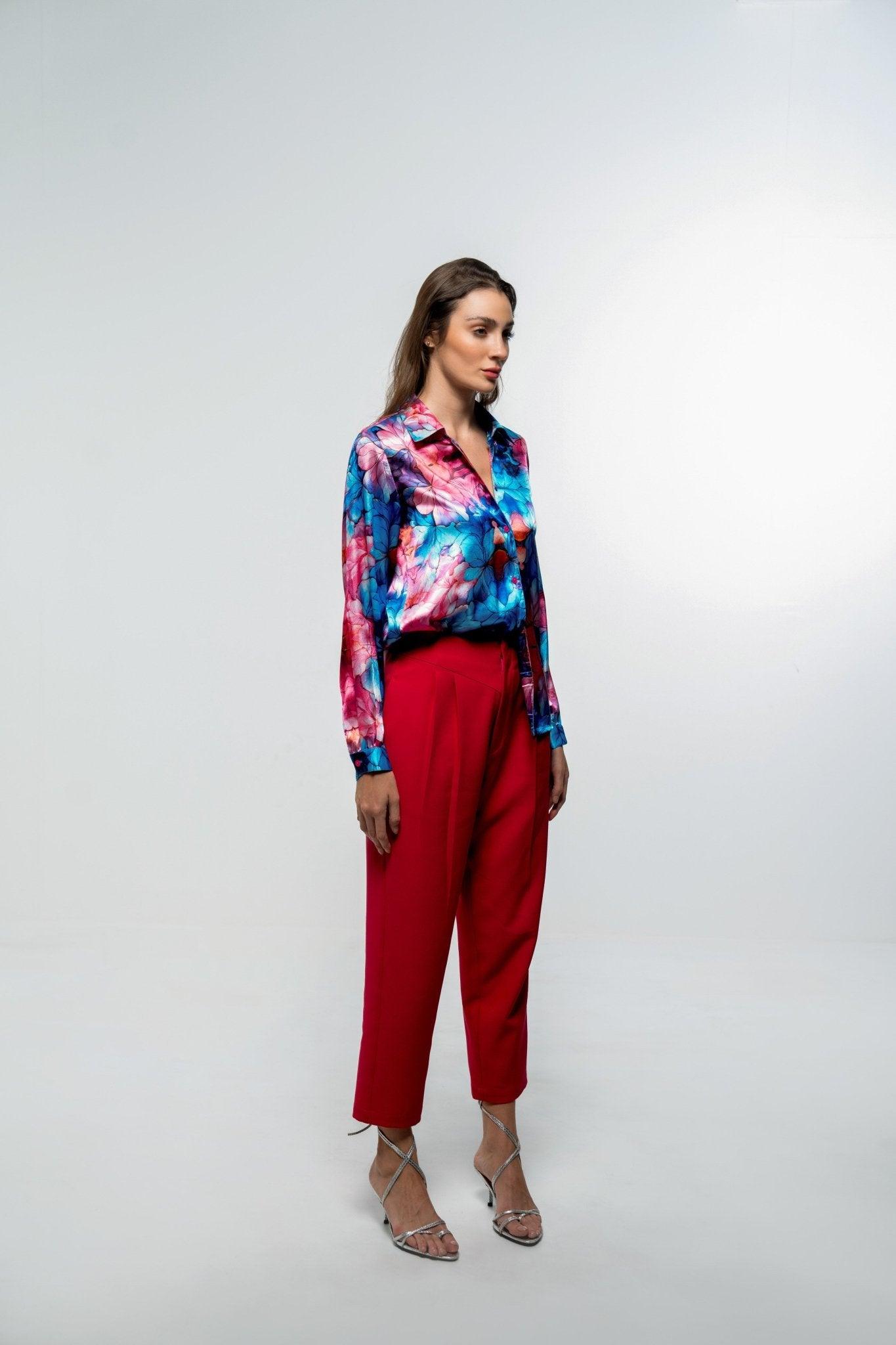 SATIN LOOSE FIT SHIRT - Sotbella