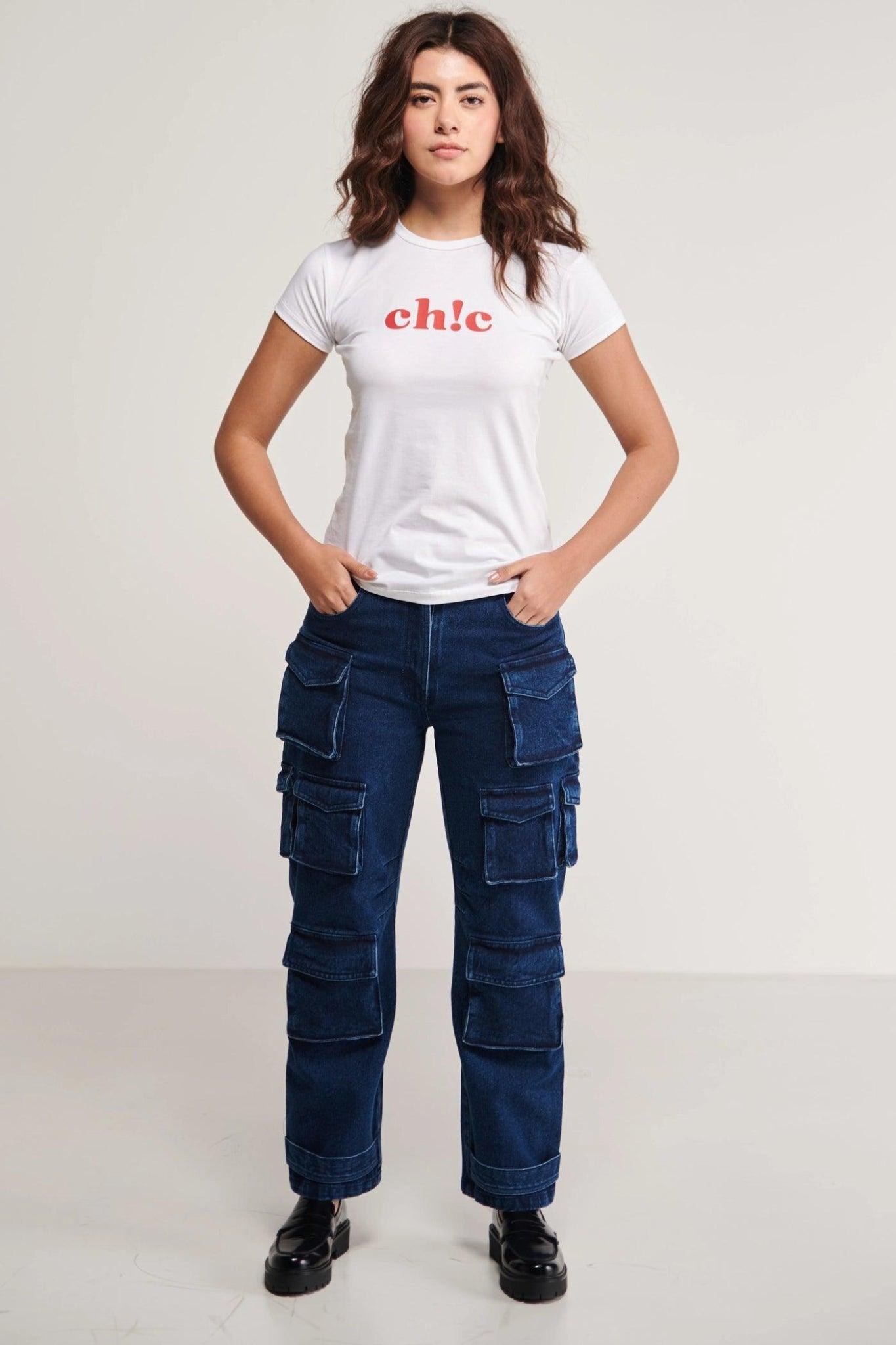 Straight Bottom Loop Cargo Pants-Sotbella