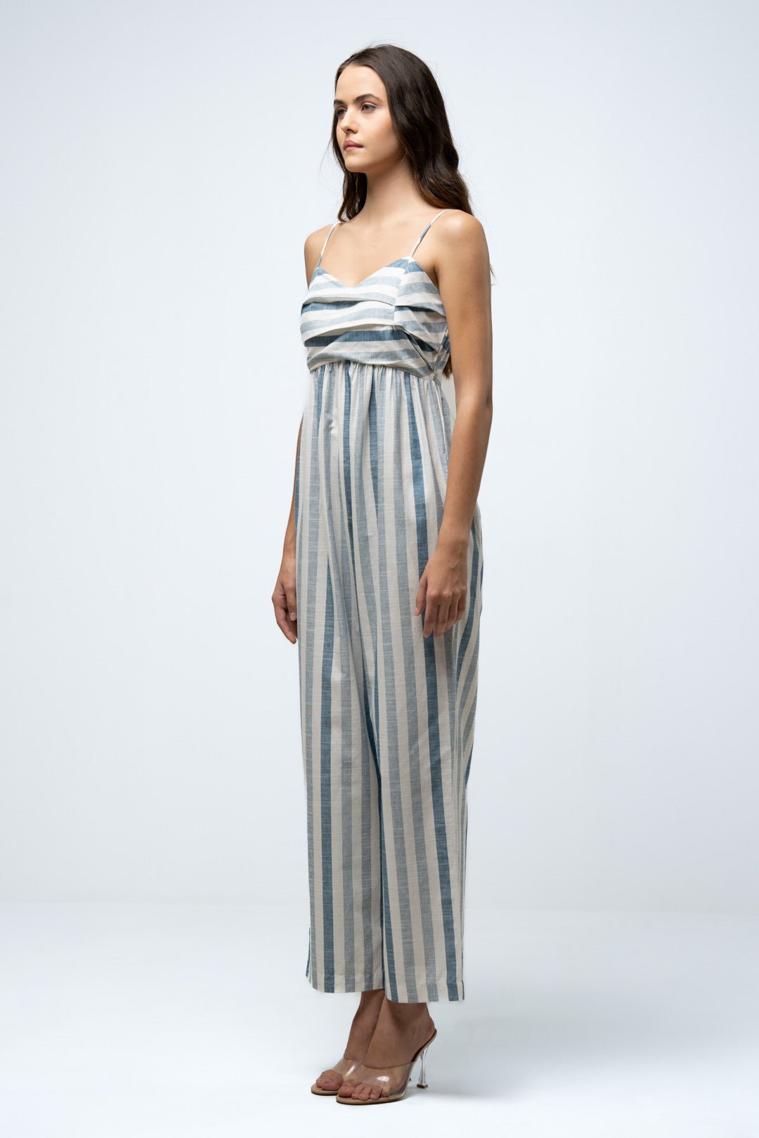 STRIPED COMFY FIT JUMPSUIT - Sotbella