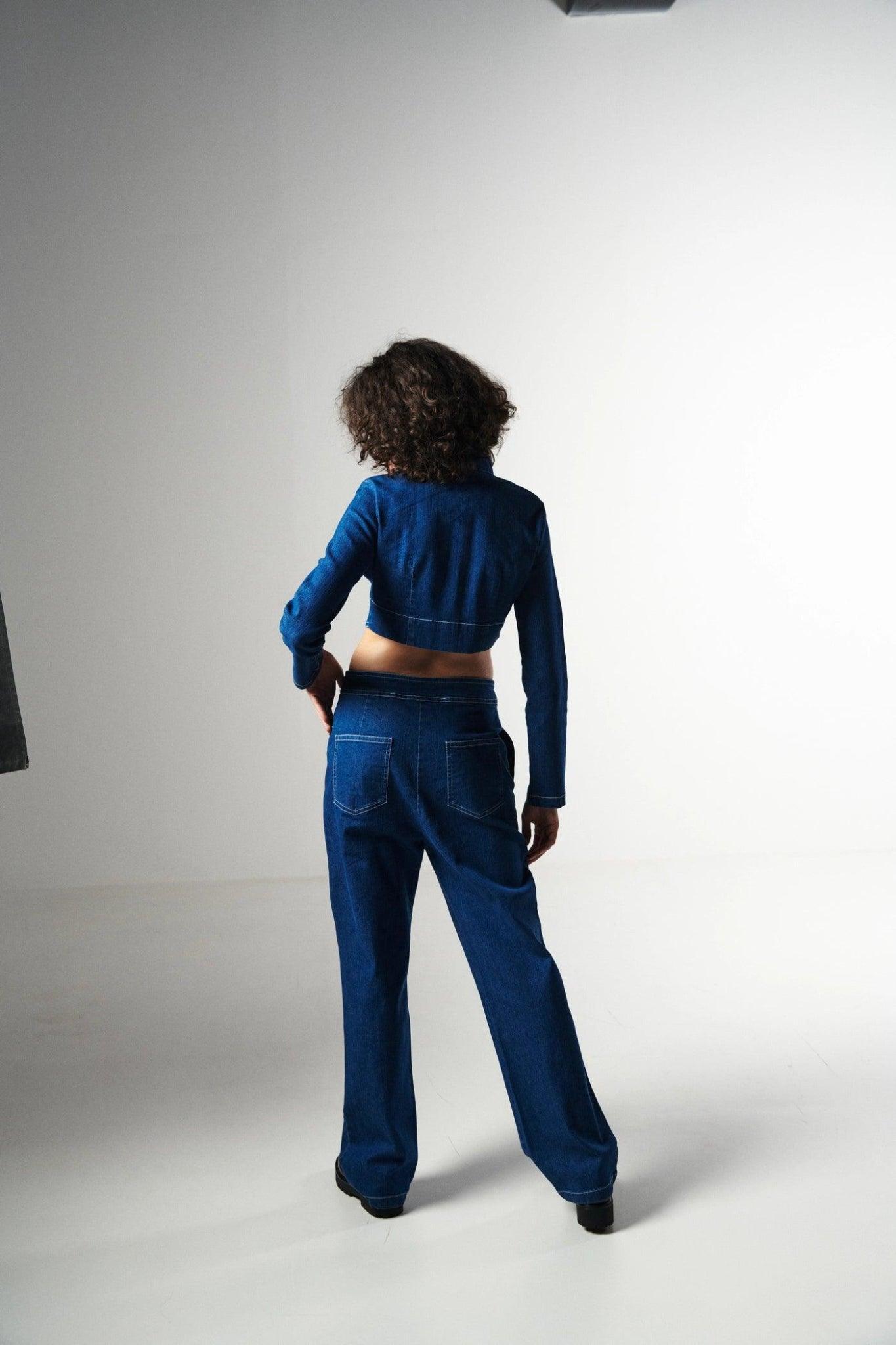 Tailor Seamed Denim Jeans-Sotbella