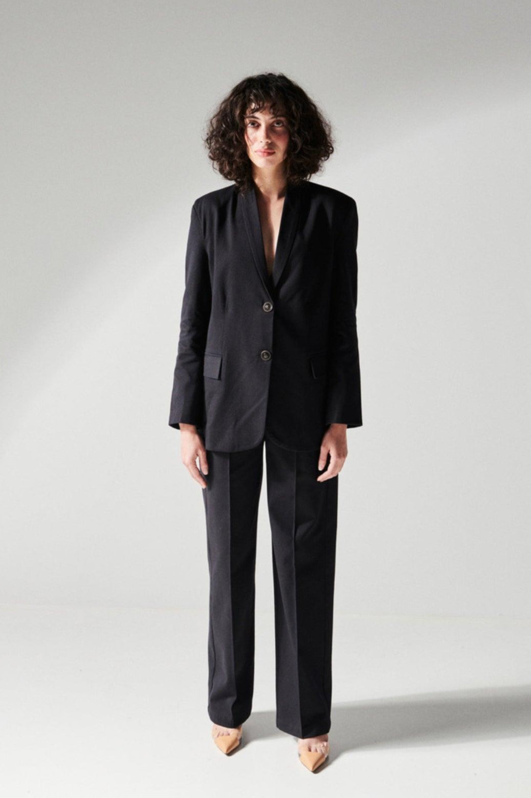Tailored Black Pants-Sotbella