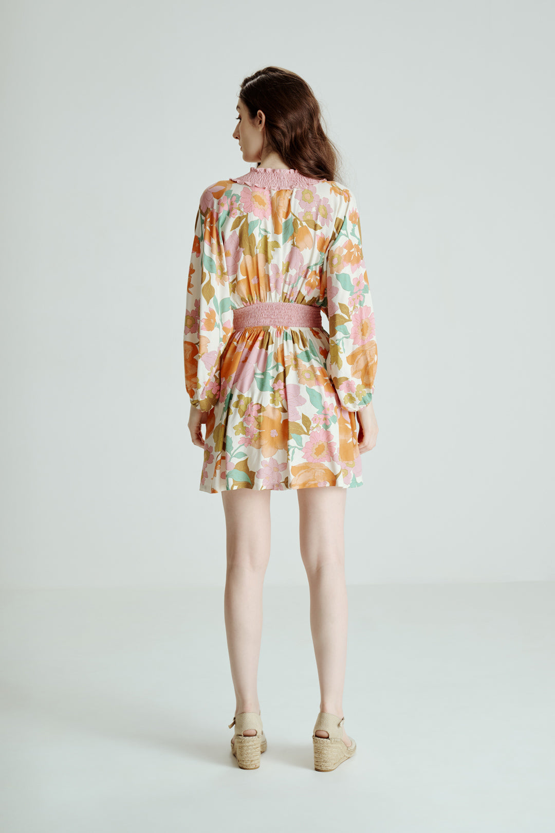 FLORAL PRINT SHORT DRESS