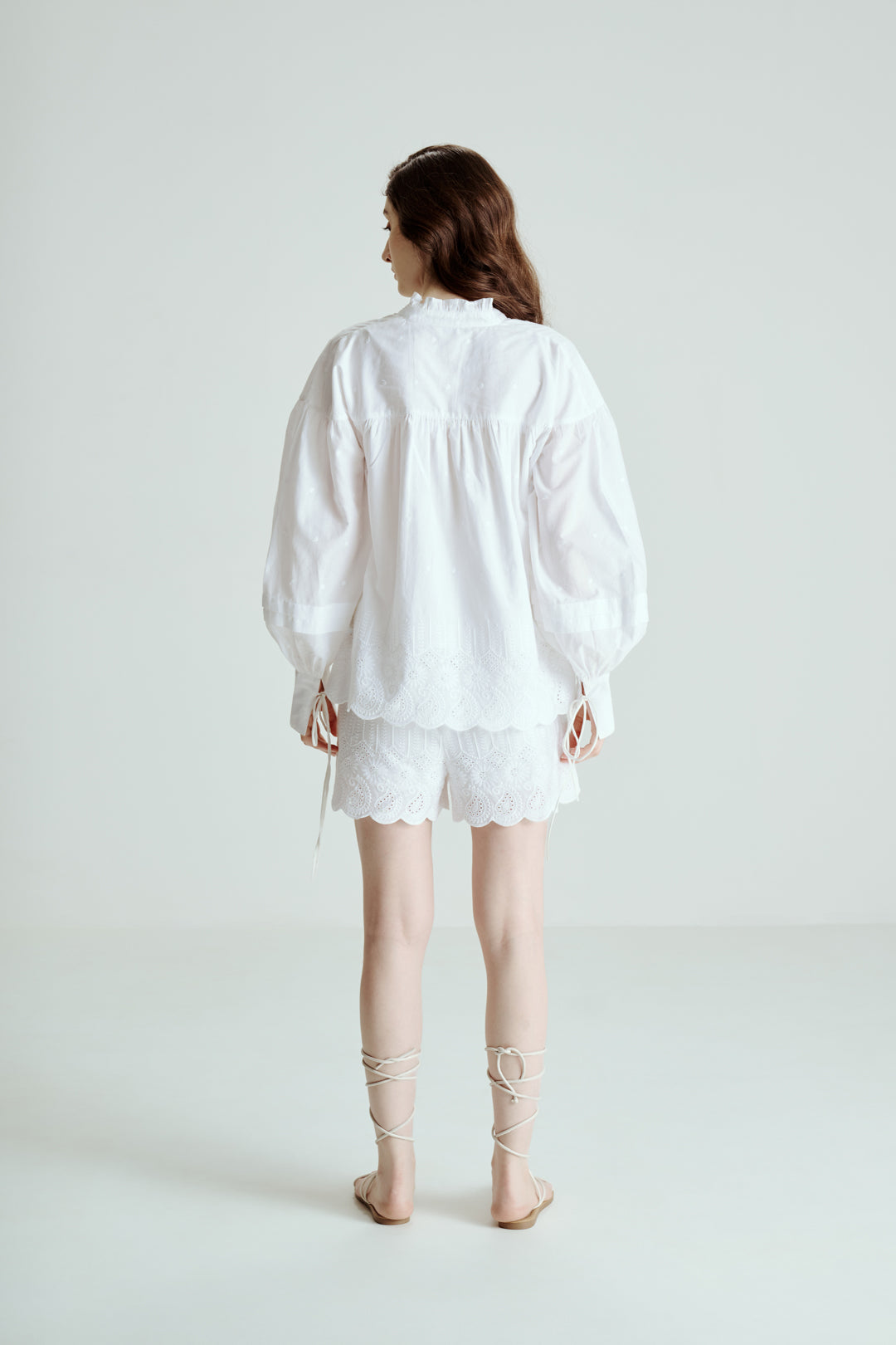 EMBROIDERED TUNIC AND SHORTS CO-ORD SET