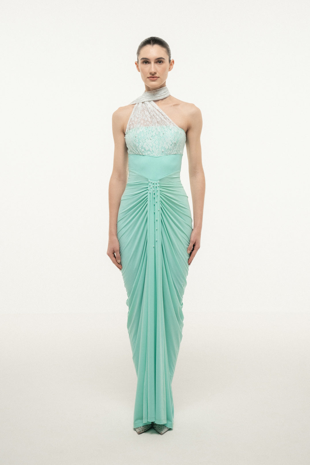 MINT GREEN WITH LACE BUST