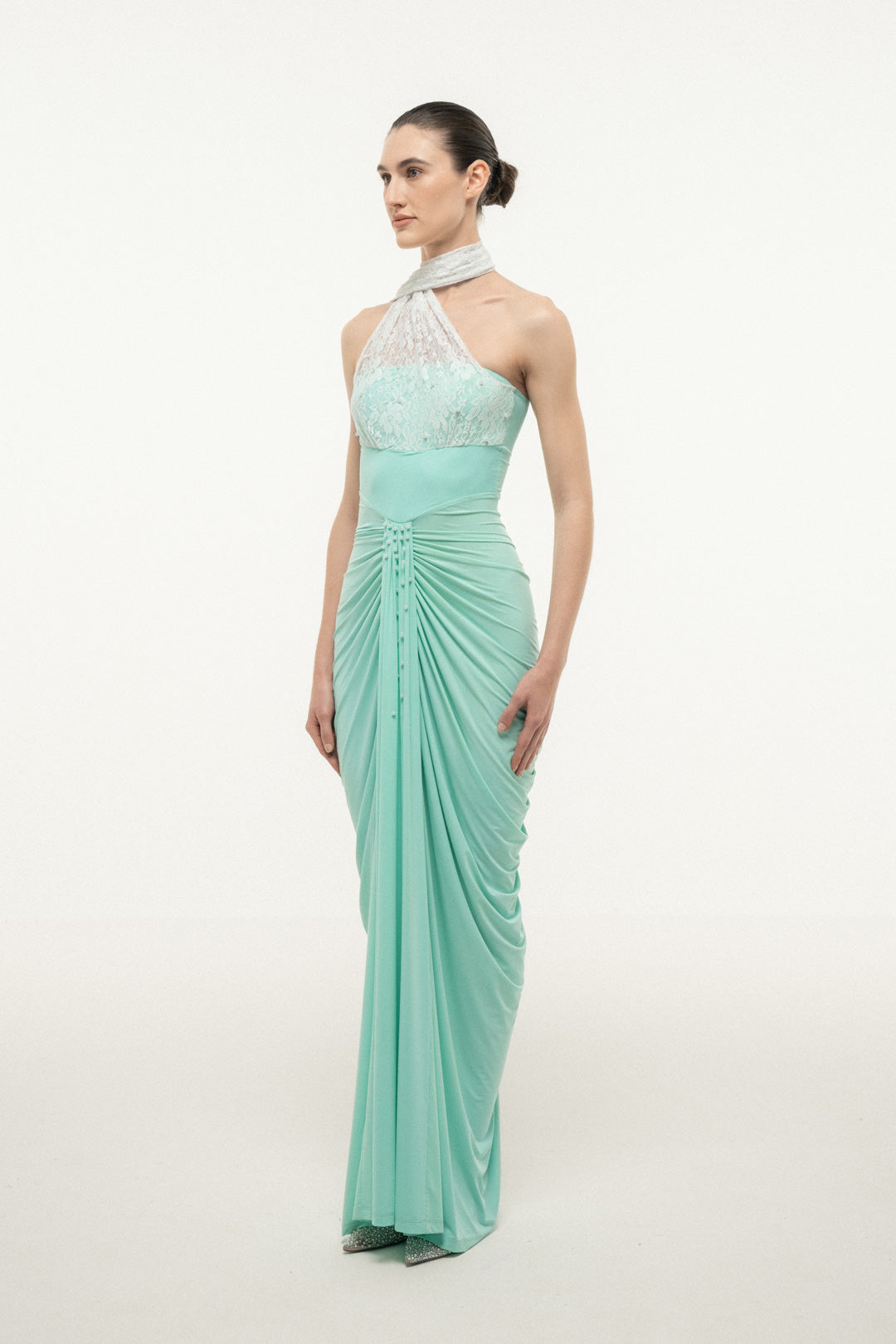 MINT GREEN WITH LACE BUST