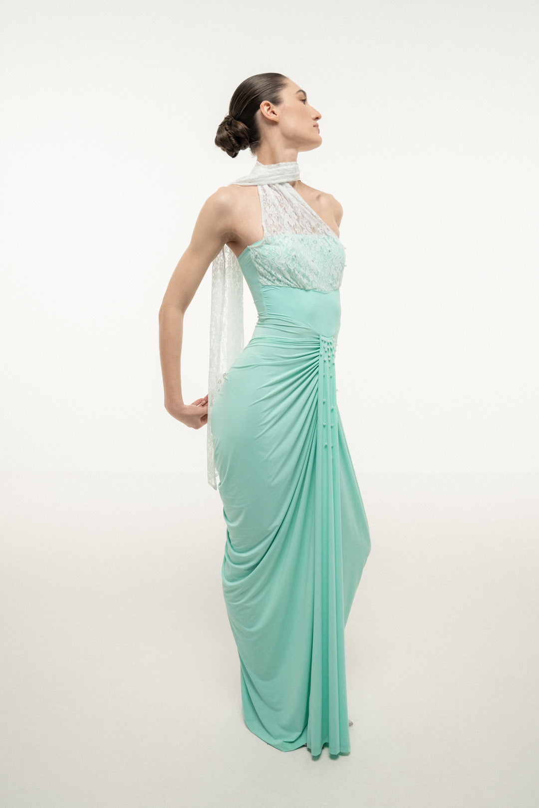 MINT GREEN WITH LACE BUST