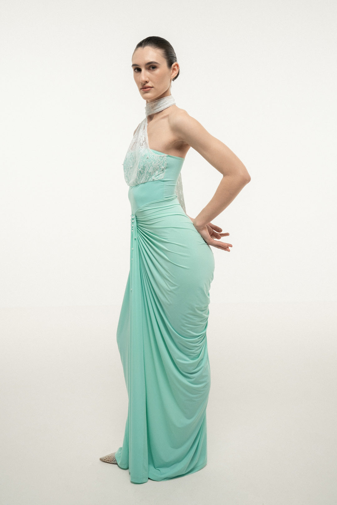 MINT GREEN WITH LACE BUST