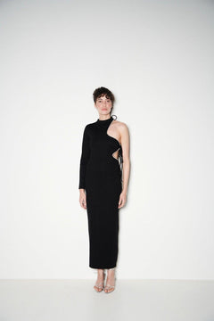 Asymmetric Cut Out Evening Gown - Sotbella