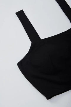 Black Crop Top - Sotbella