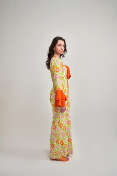 COLOURBLOCKED FLOWER POWER JUMPSUIT - Sotbella