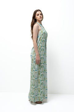 CROSS NECK MAXI DRESS - Sotbella