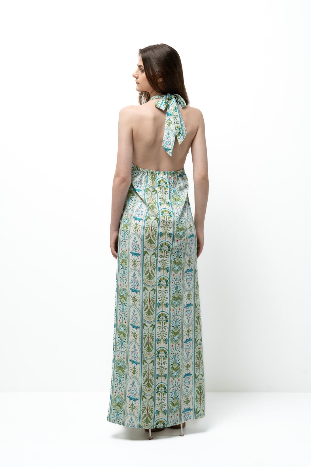 CROSS NECK MAXI DRESS - Sotbella