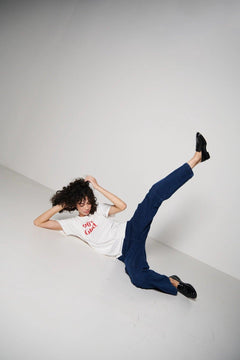 Double Stitched Hemline White T-Shirt - Sotbella