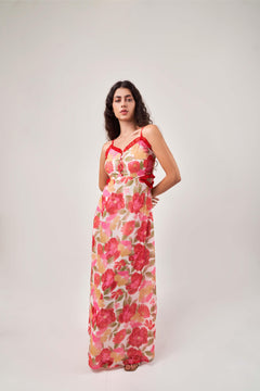 FLORAL MAXI DRESS - Sotbella