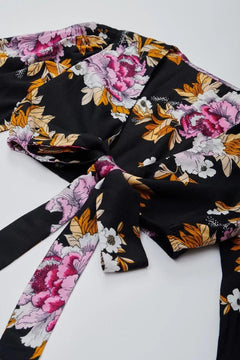 Floral Print Crop Top - Sotbella