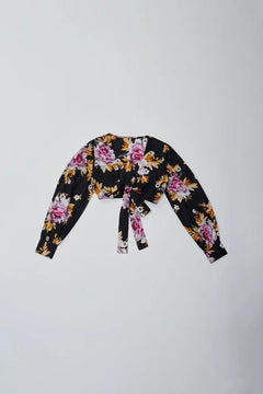 Floral Print Crop Top - Sotbella