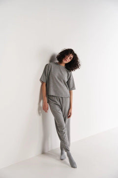 Grey Single Jersey T-Shirt - Sotbella