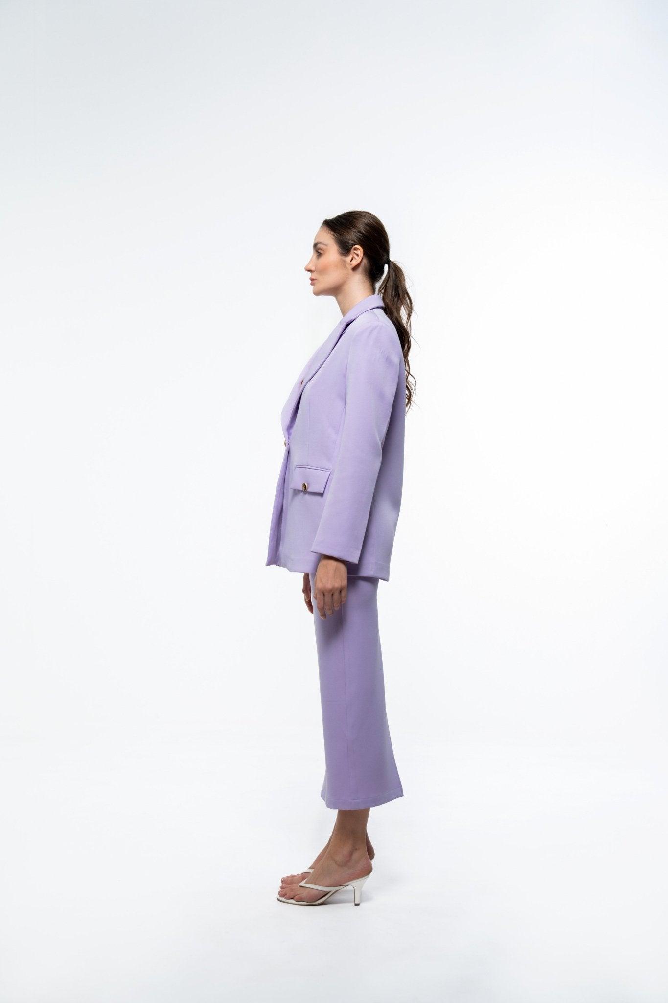 LAVENDER BLAZER AND SKIRT CO - ORD SET - Sotbella