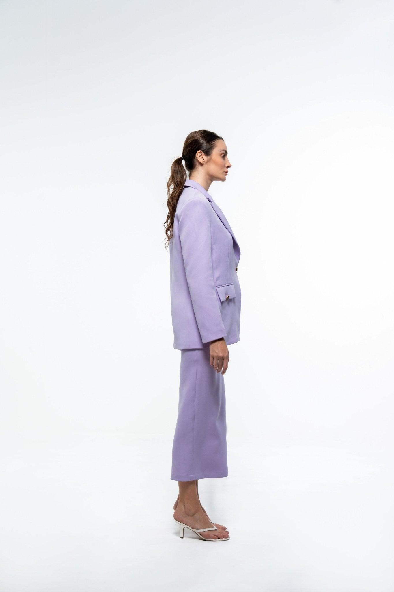 LAVENDER BLAZER AND SKIRT CO - ORD SET - Sotbella