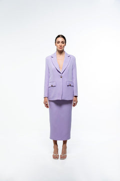 LAVENDER BLAZER AND SKIRT CO - ORD SET - Sotbella