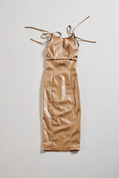 Longline Leather Chic Dress - Sotbella