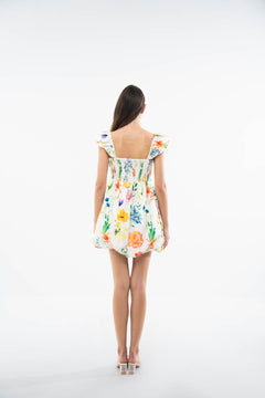 PRINTED BUBBLE - HEM DRESS - Sotbella