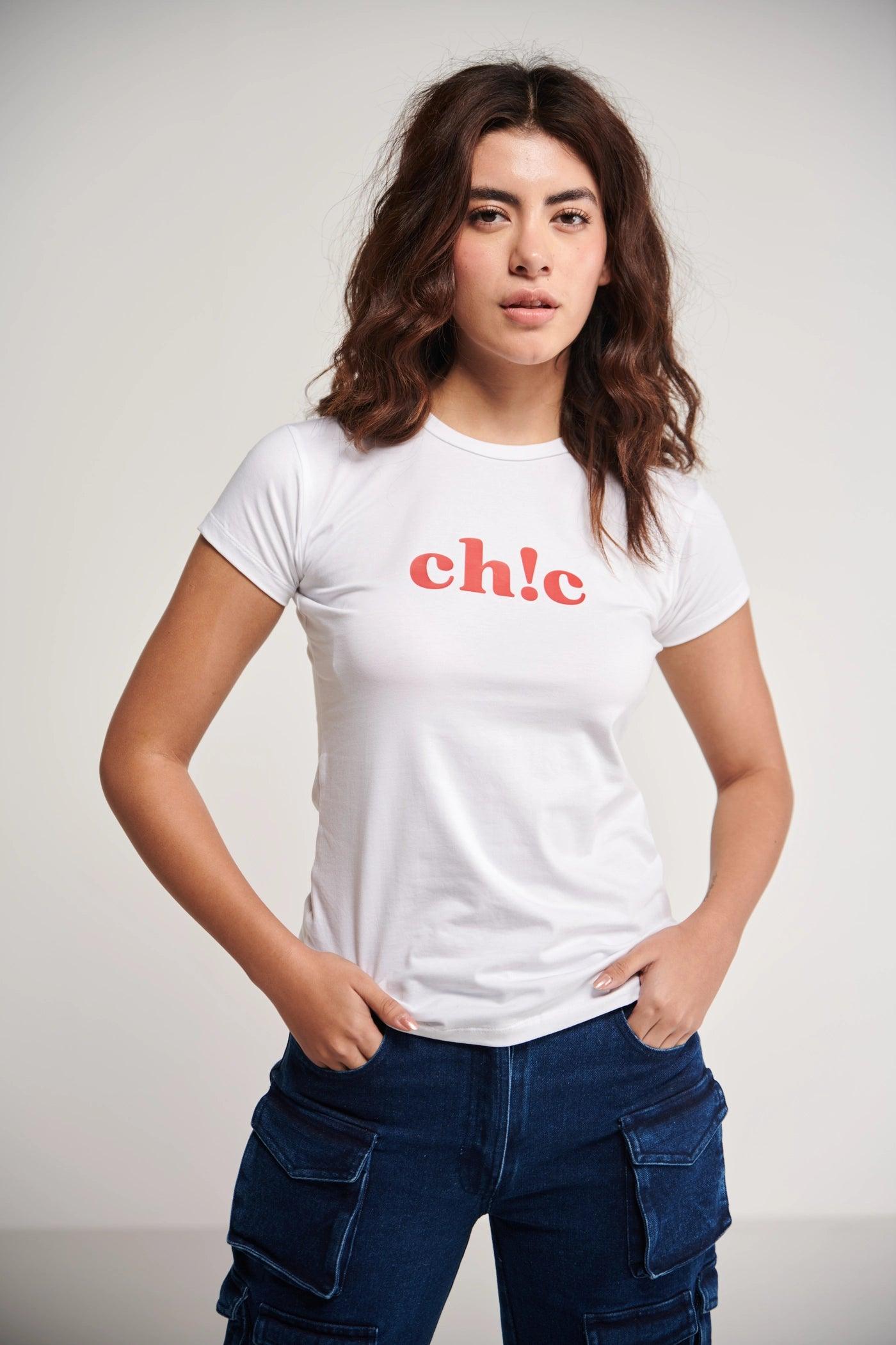 Red Chic Print T-Shirt - Sotbella
