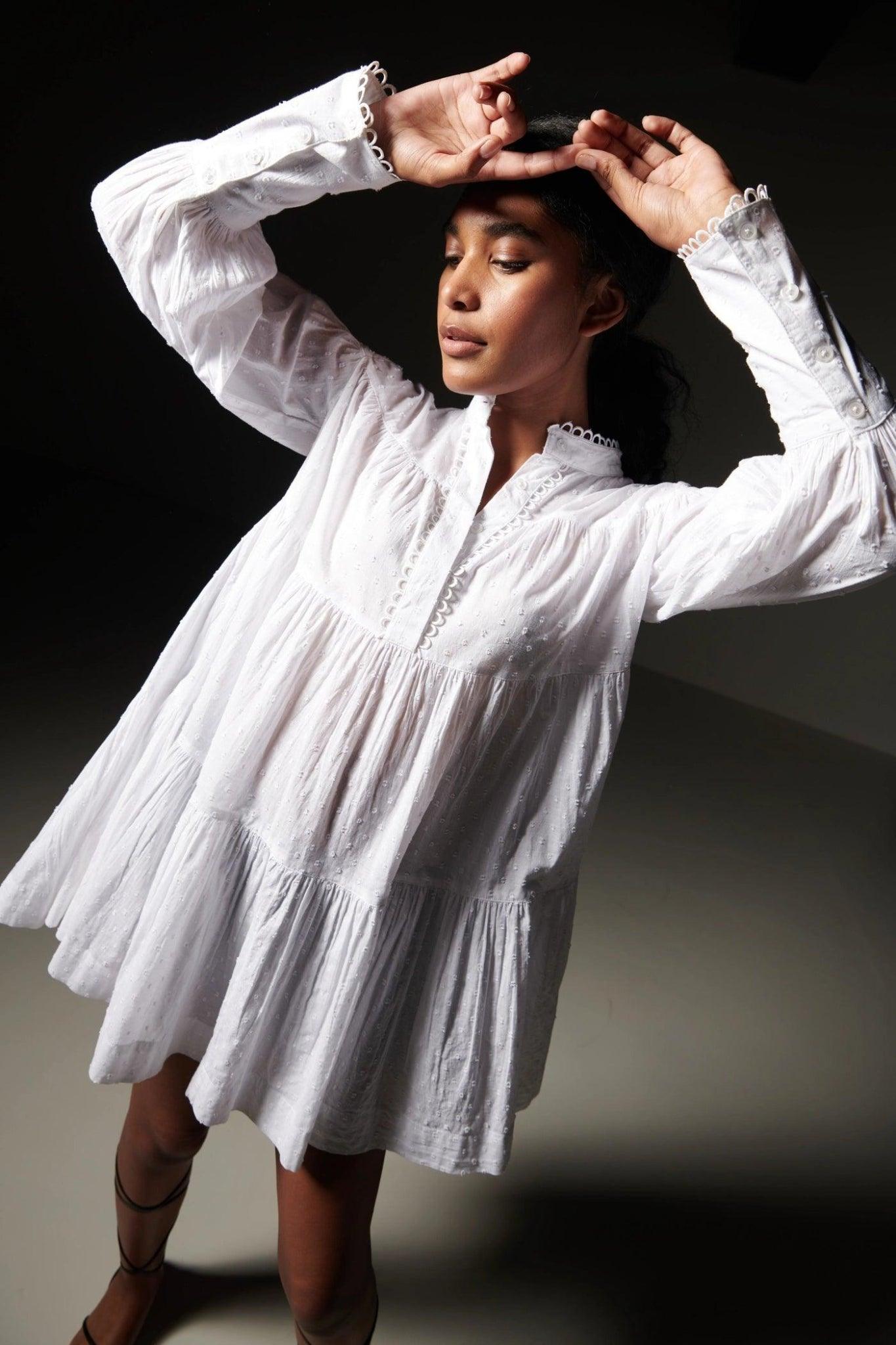 Frock from shirt shop